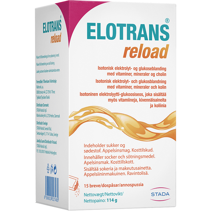 Elotrans Reload 15 st - Vätskeersättning
