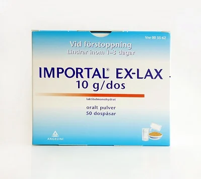Importal Ex-Lax oralt pulver 10 g 50 st - Förstoppning & hård mage