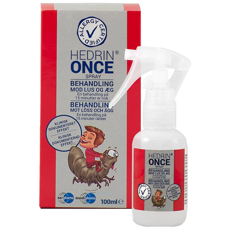 Hedrin Once Spraygel 100 ml - Lusschampo för barn