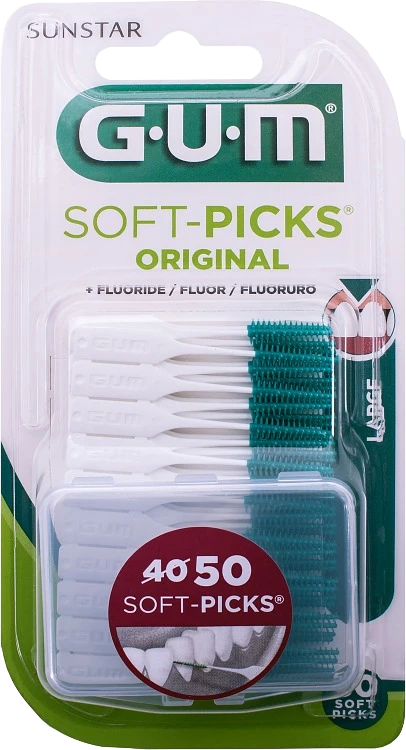 GUM Soft-Picks Original Large 50 st - Mellanrumsborstar