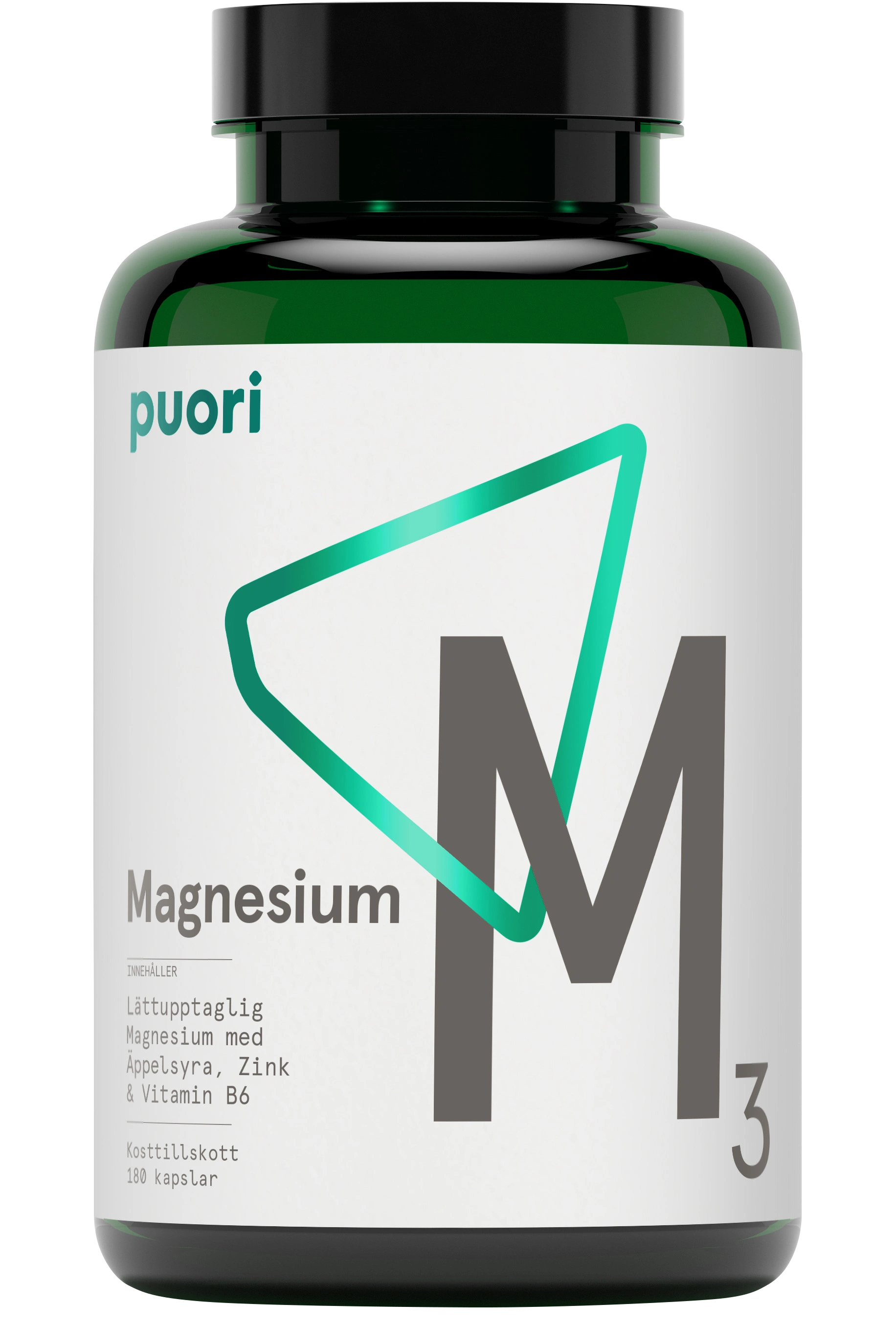 Puori M3 Magnesium & Zink 180 kapslar - Magnesium