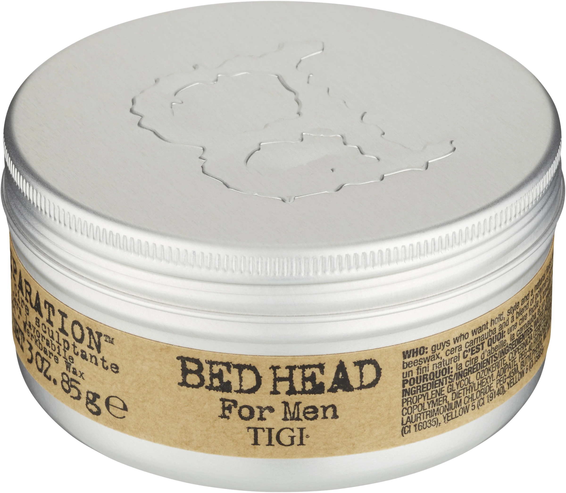 TIGI Bed Head For Men Matte Separation Wax 85 g - Hårgel