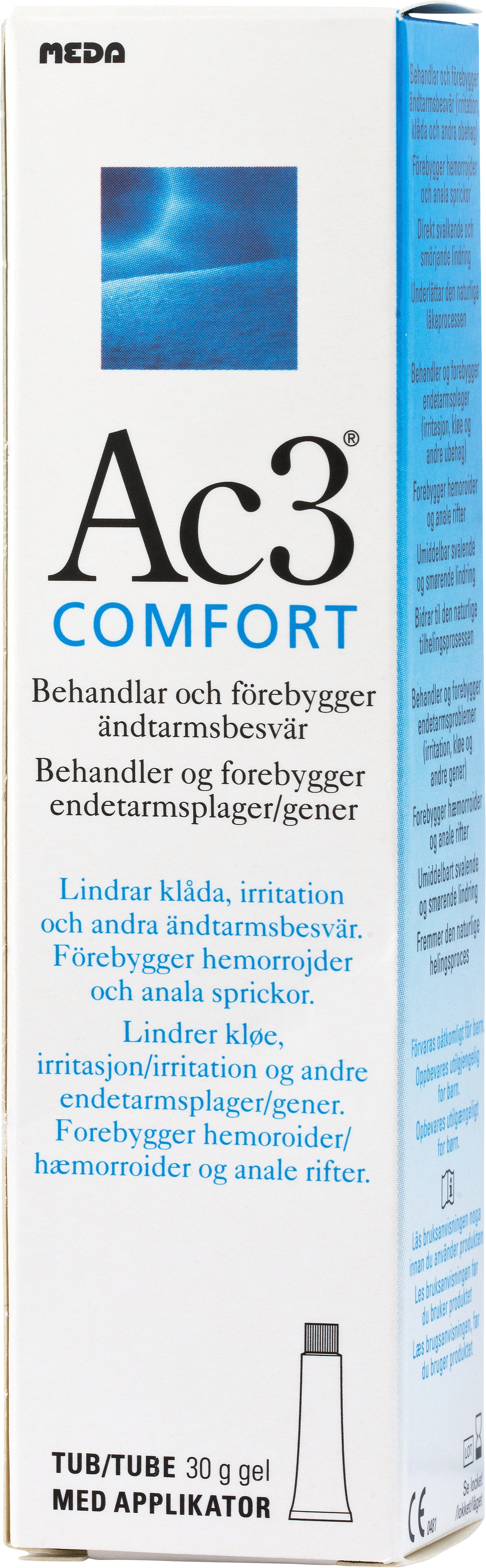 AC3 Comfort gel 30 g - Hemorrojder