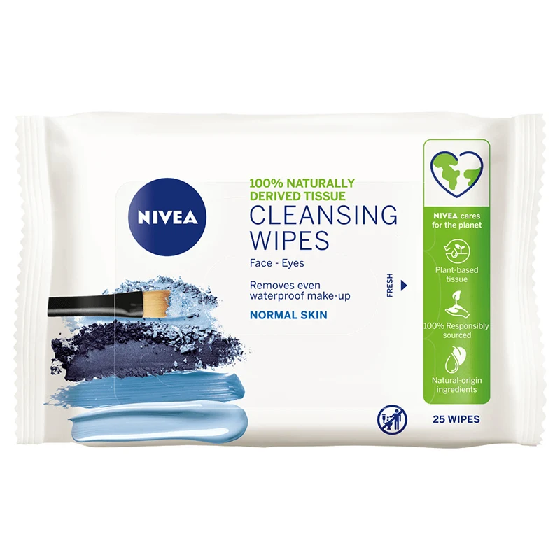 Nivea Refreshing Cleansing Wipes 25 st - Sminkborttagningsservetter