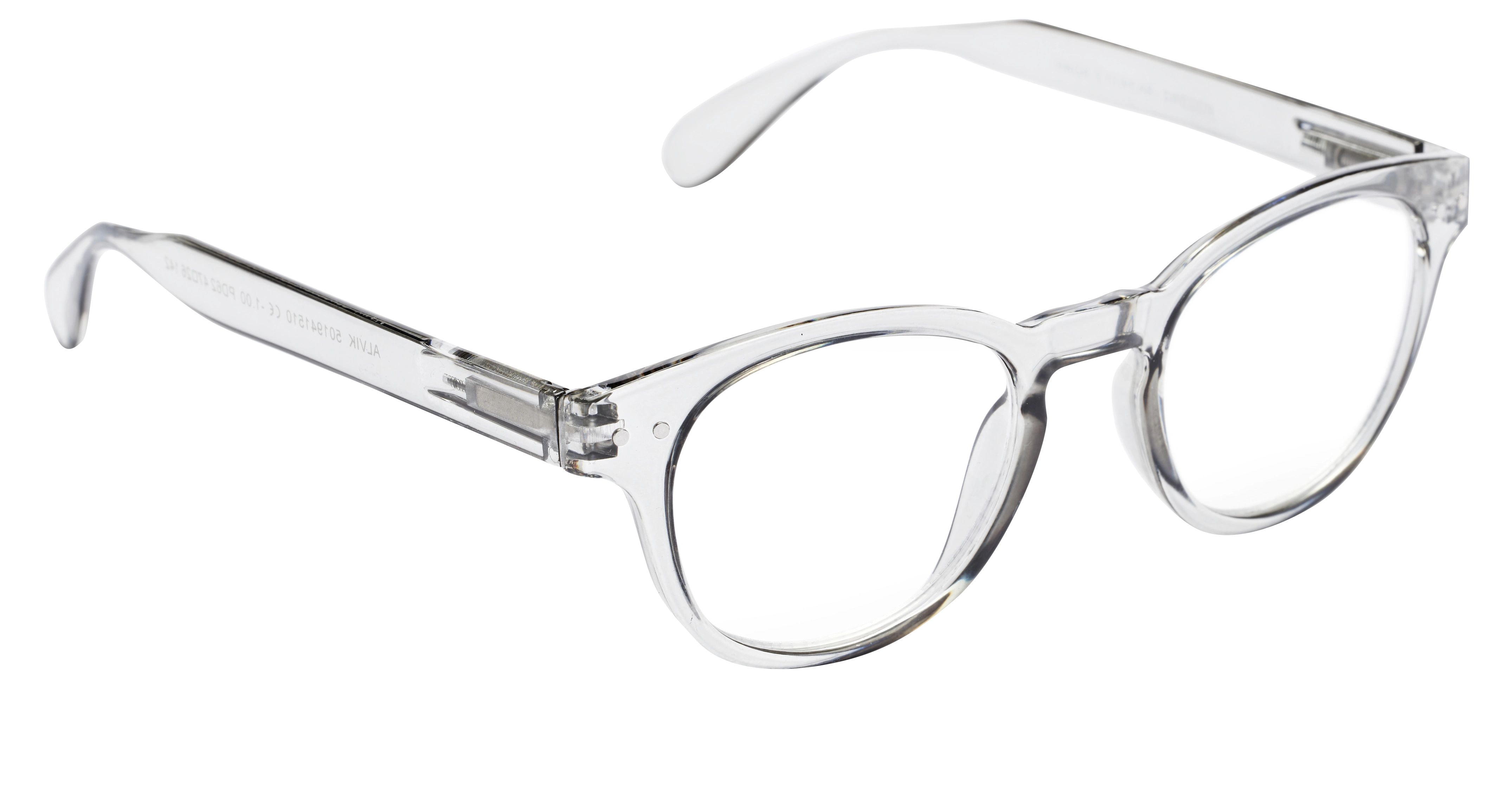 Haga Eyewear Alvik/Transparent + filtetui -1,0 - Läsglasögon