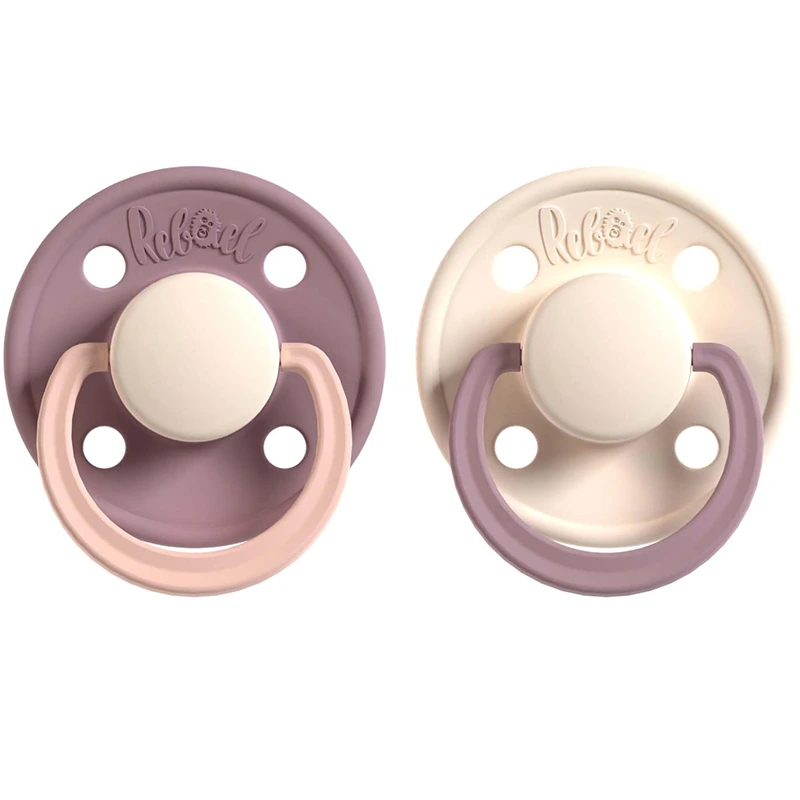 Rebael Napp Misty Pearly Poodle / Frosty Pearly Rhino 2-pack 0-6 mån - Napp nyfödd