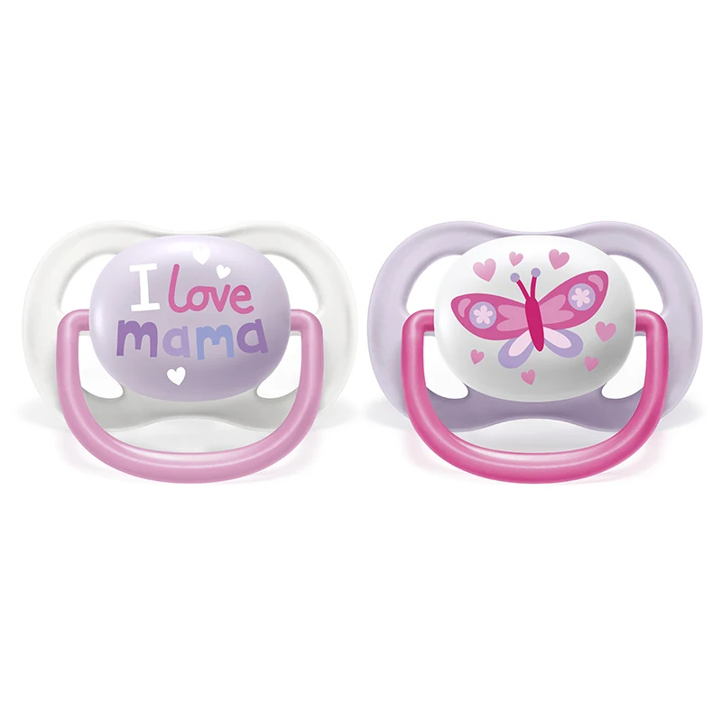 Philips Avent Ultra Air Napp 0-6 mån Mamma/Fjäril 2-pack - Napp nyfödd