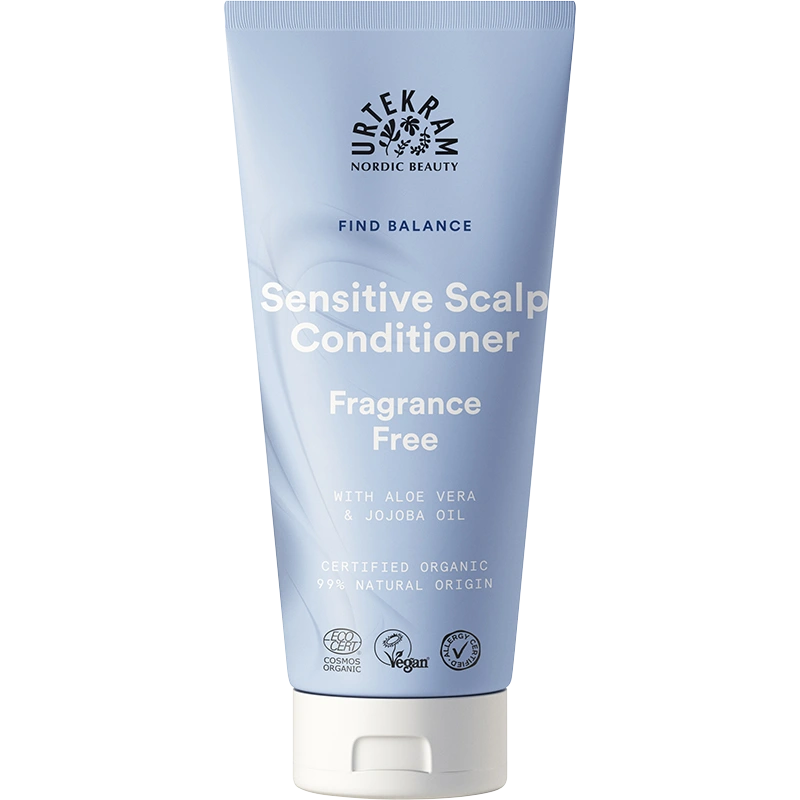 Urtekram Find Balance Fragrance Free Sensitive Scalp Conditioner 180 ml - Balsam
