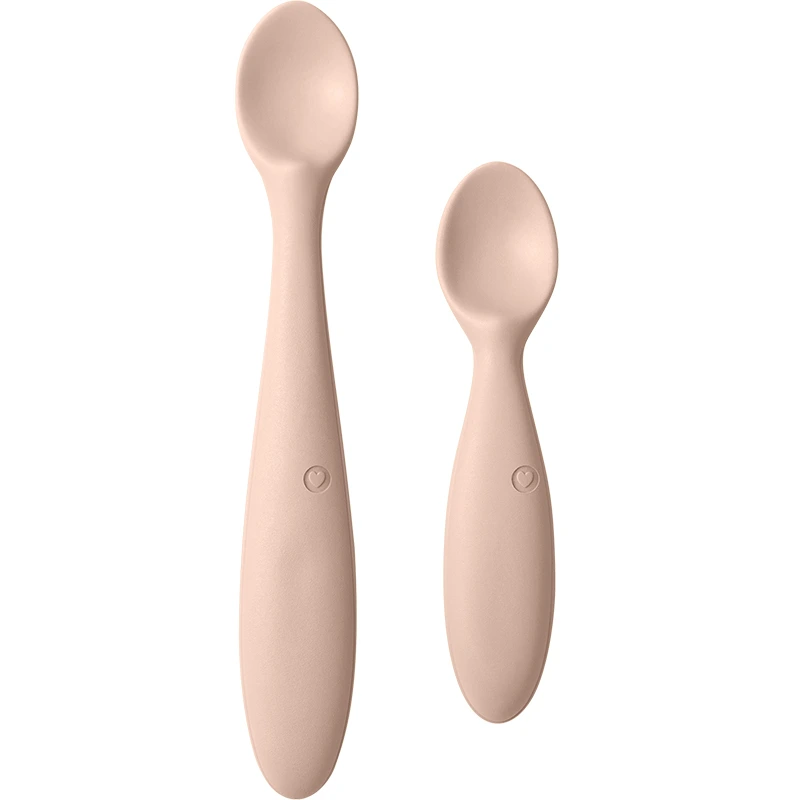 BIBS Spoon Set Blush - Barntallrik & barnbestick