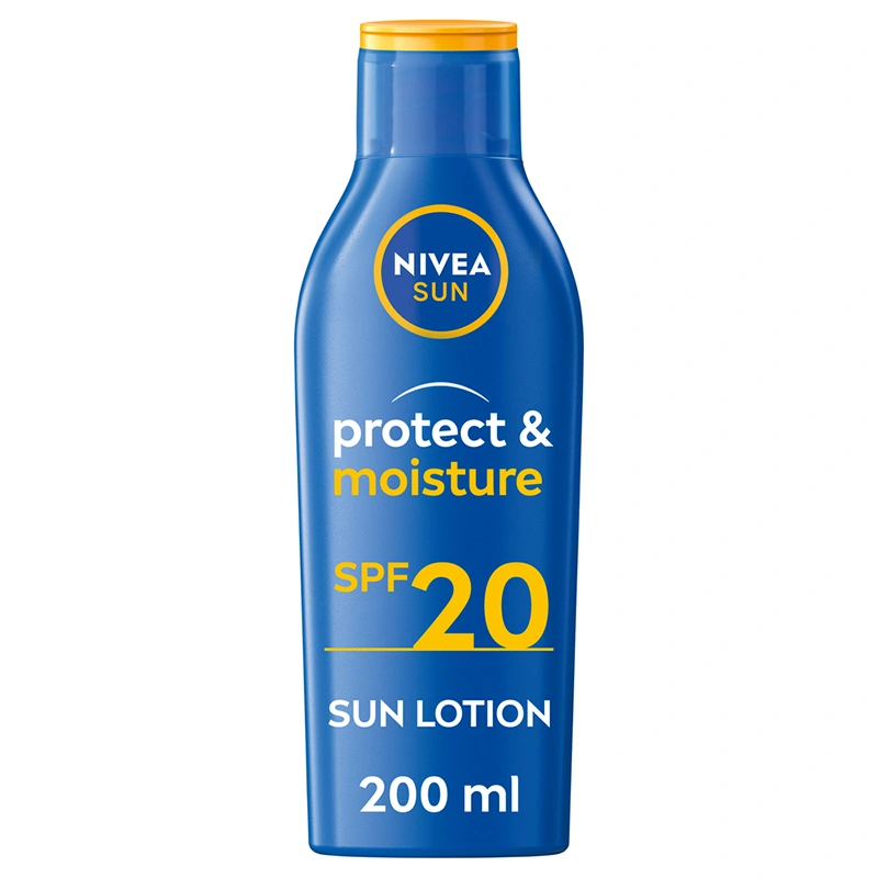 Nivea Sun Protect & Moisture Lotion SPF 20 200 ml - Solskydd kropp