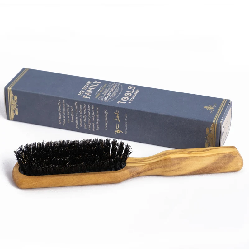Mr Bear Family Beard Brush - Skäggvård