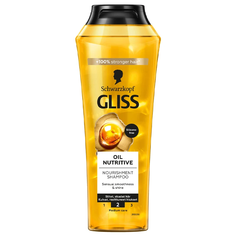 Schwarzkopf Gliss Oil Nutritive Nourishment Shampoo 250 ml - Återfuktande schampo