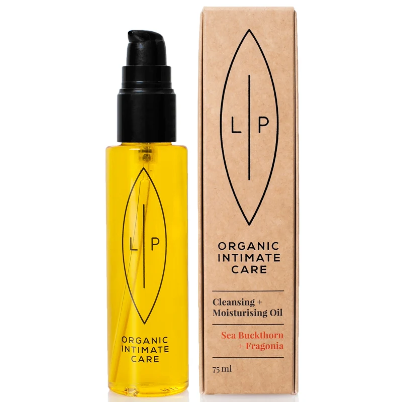 Lip Intimate Care Cleansing + Moisturising Oil Sea Buckthorn + Fragonia 75 ml - Rakgel & aftershave för intimrakning