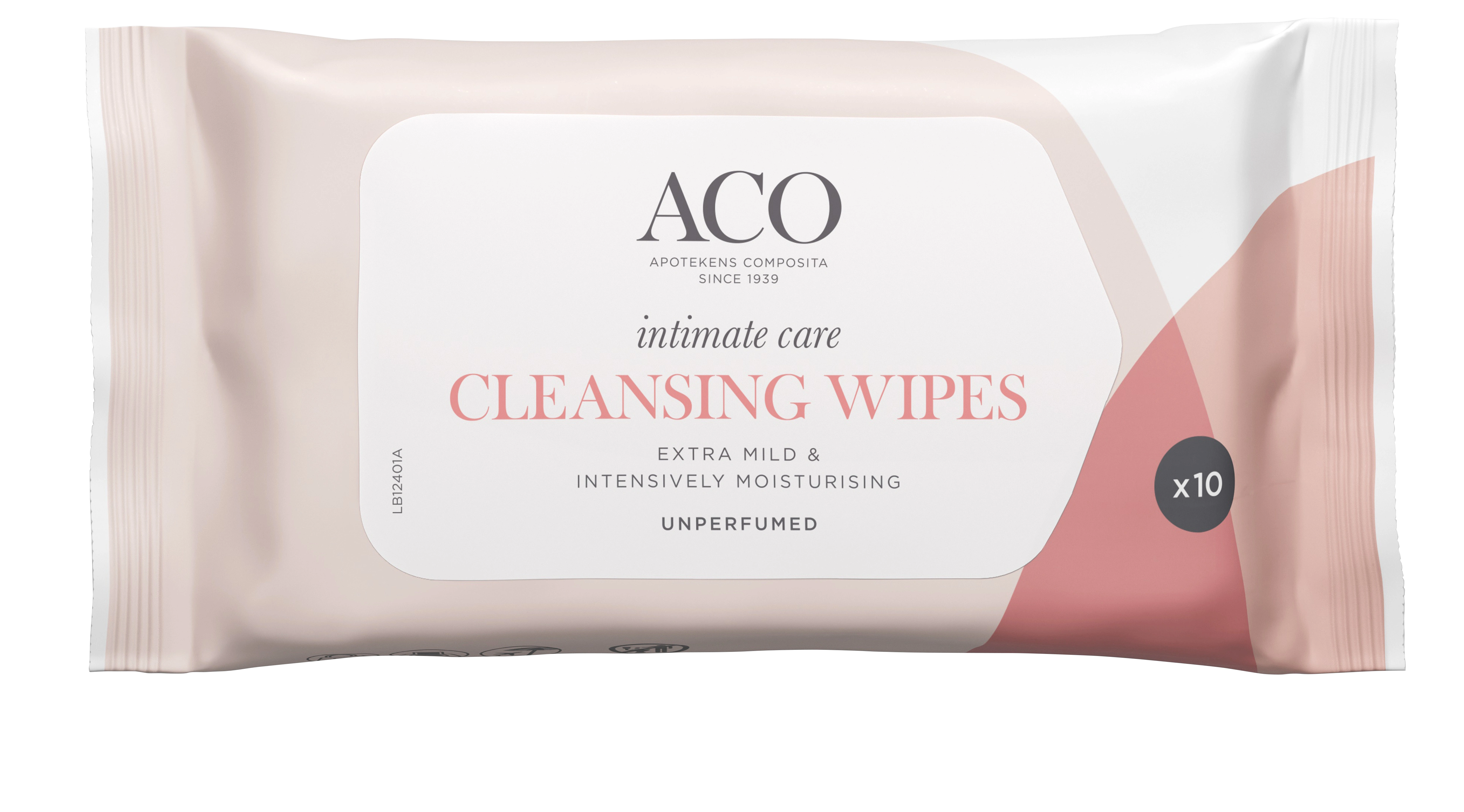 ACO Intimate Care Cleansing Wipes 10 st - Intimservetter