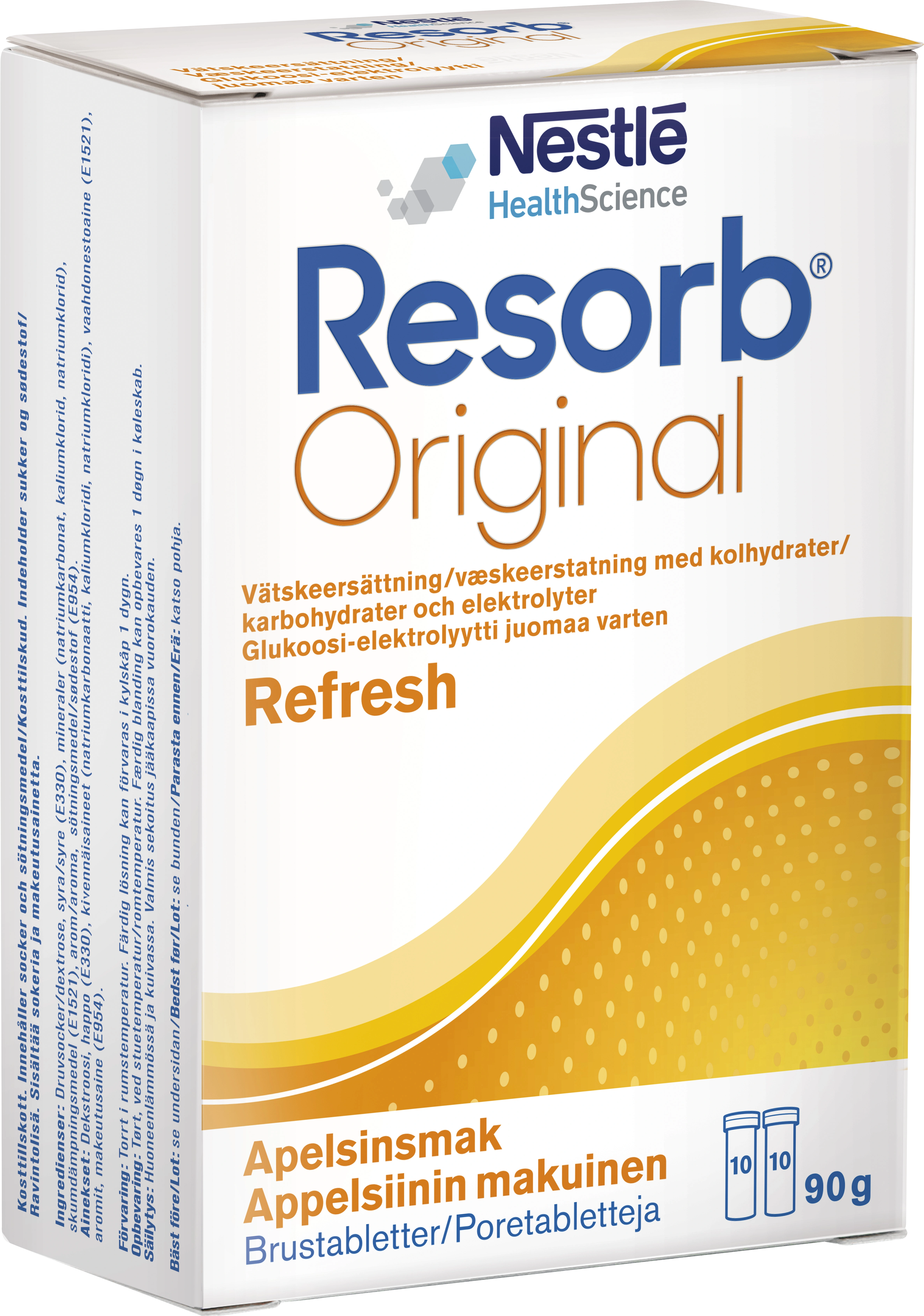 Resorb Original Apelsin 20 brustabletter - Vätskeersättning