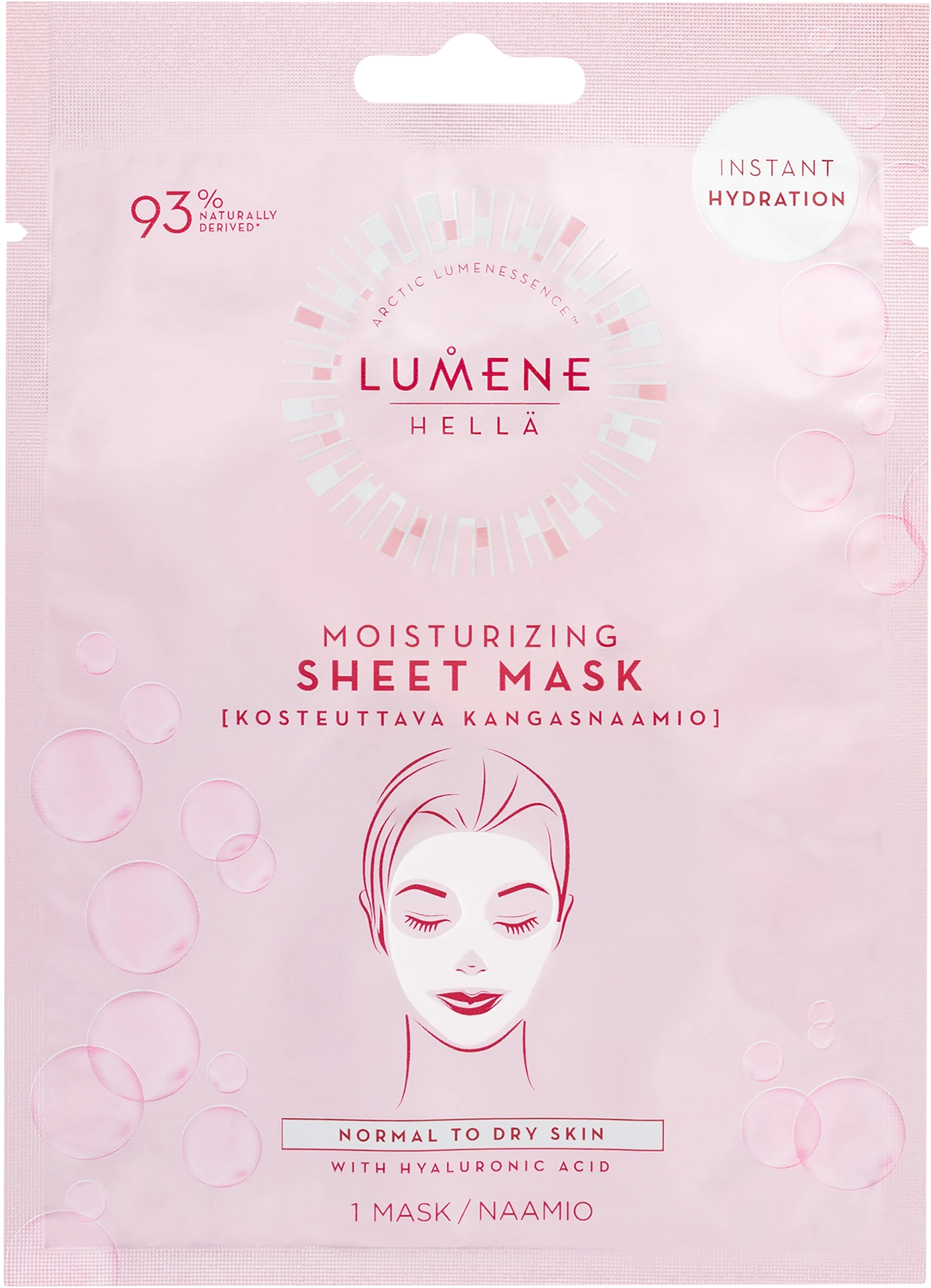 Lumene Hellä Moisturizing Sheet Mask 1 st - Sheet mask