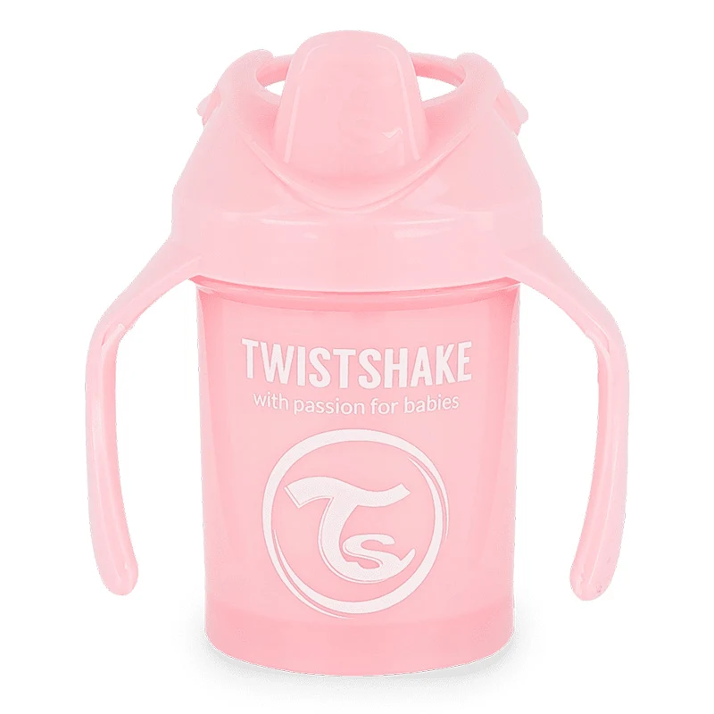 Twistshake Mini Cup 4+ mån 230 ml Pastel Light Pink - Pipmuggar & dricksflaskor