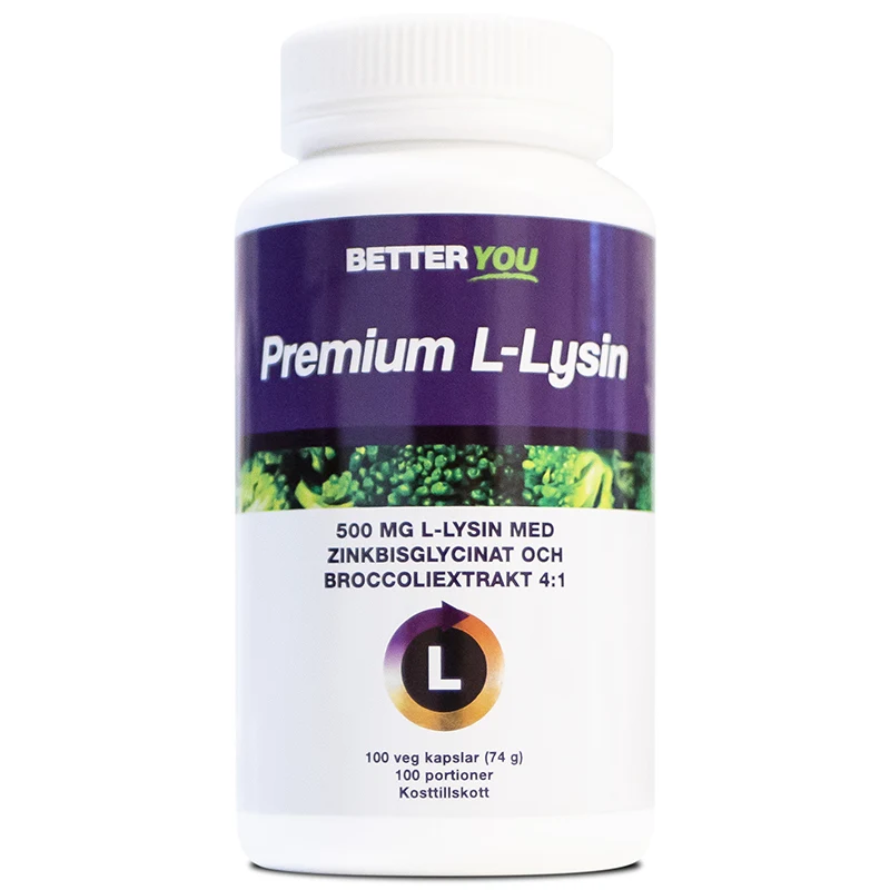 Better You Premium L-Lysin 100 kapslar - Aminosyror