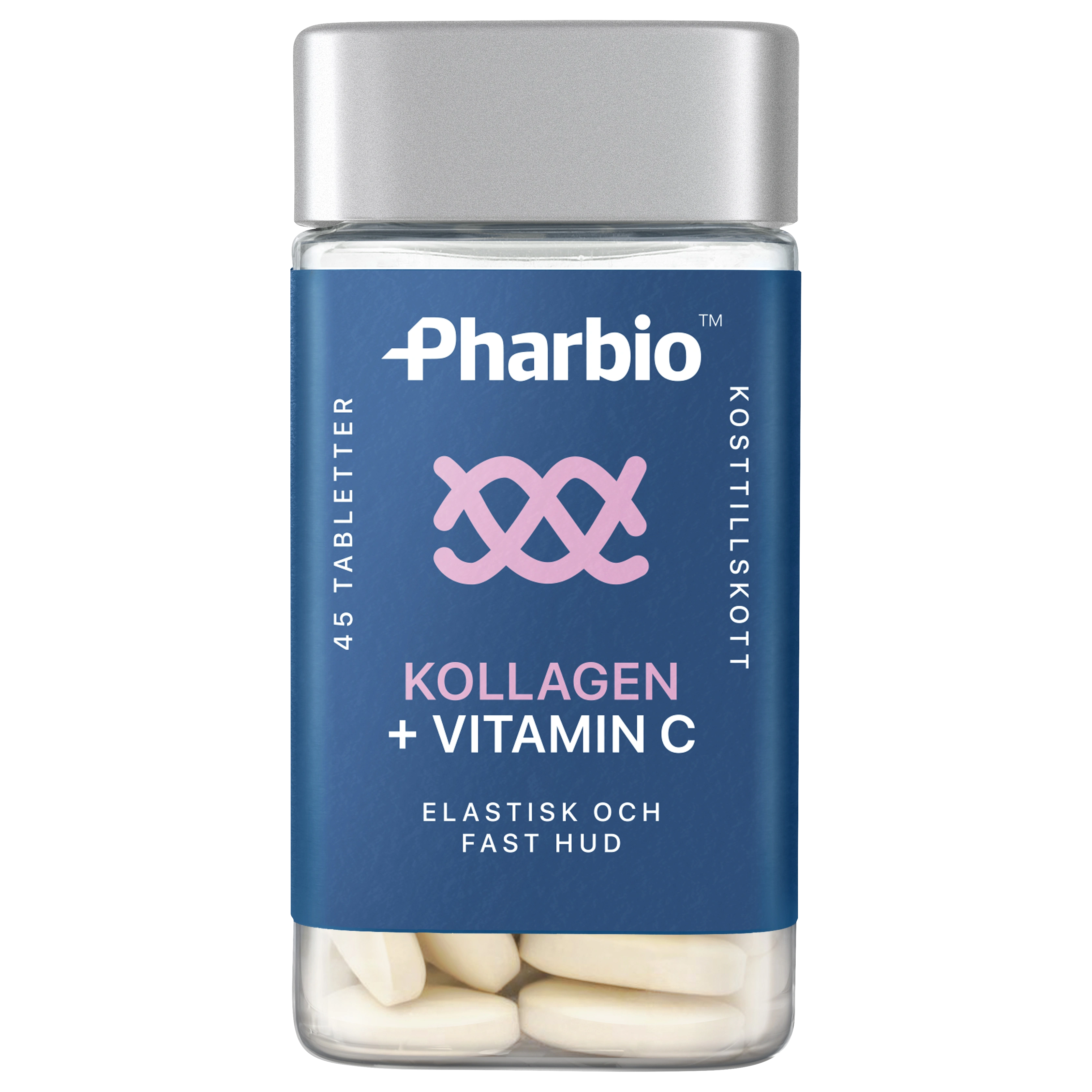 Pharbio Kollagen + Vitamin C 45 st - Kosttillskott för hår, hud & naglar