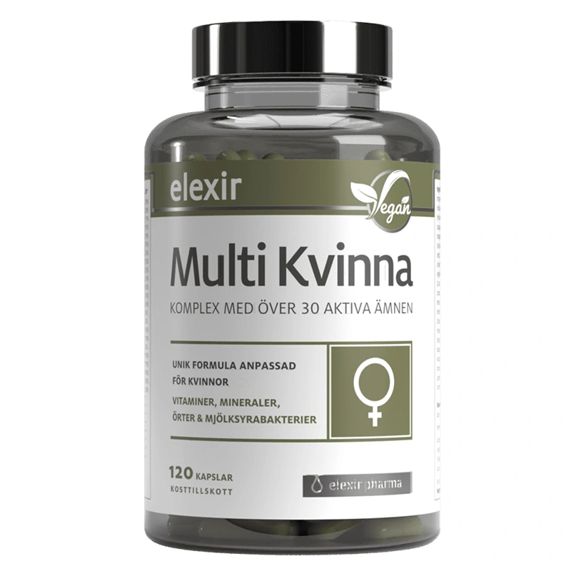 Elexir Multi Kvinna 120 kapslar - Kosttillskott för kvinnor