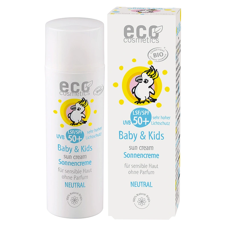 Eco Cosmetics Baby & Kids Solkräm SPF50+ Neutral 50 ml - Solskydd kropp