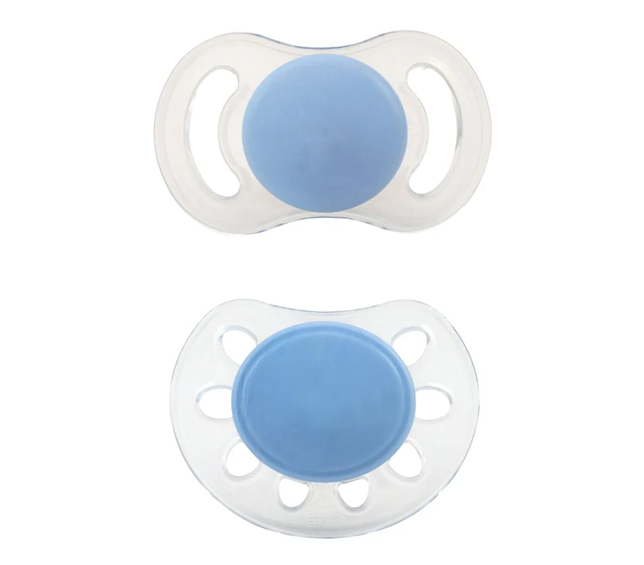 Esska Newborn Napp +0-2 månader 2-pack Blå - Nappar