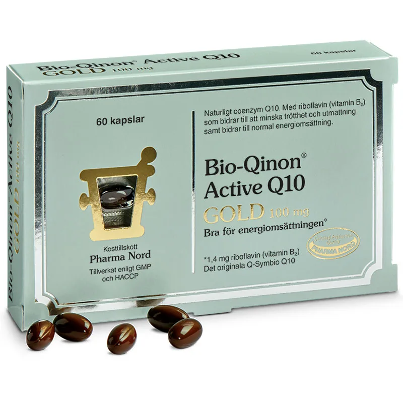 Pharma Nord Bio-Qinon Active Q10 Gold 100mg kapsel 60 st - Q10