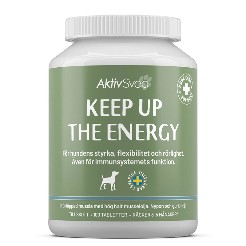 AktivSvea Keep Up the Energy 100 tabletter - Hundfoder & fodertillskott