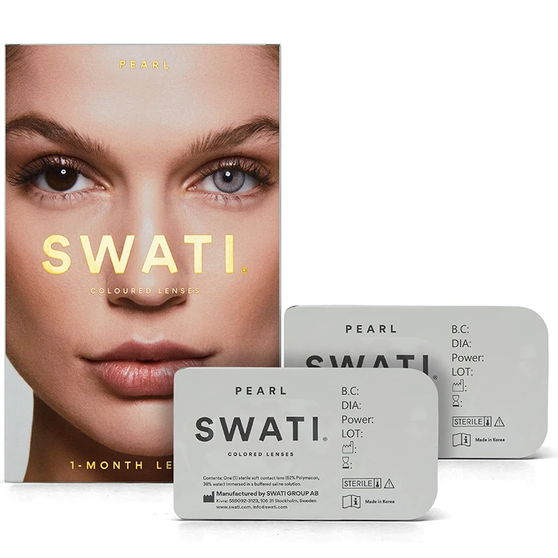SWATI Cosmetics 1 Month Pearl färgade linser - Färgade linser