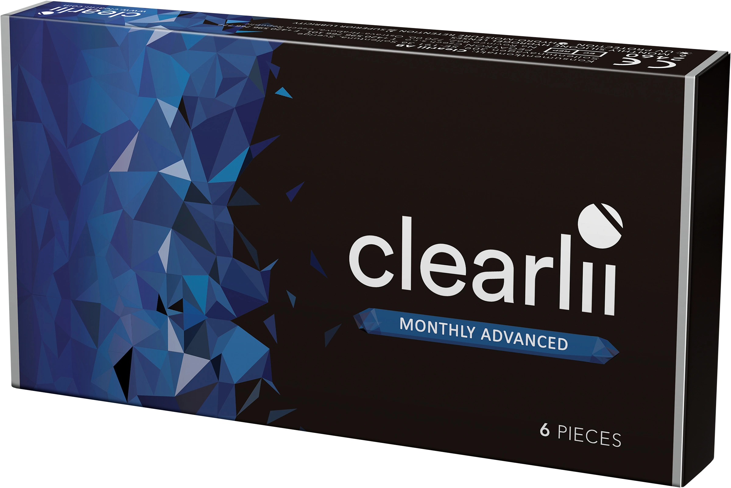 Clearlii Monthly Advanced 6-pack -2.50 - Månadslinser