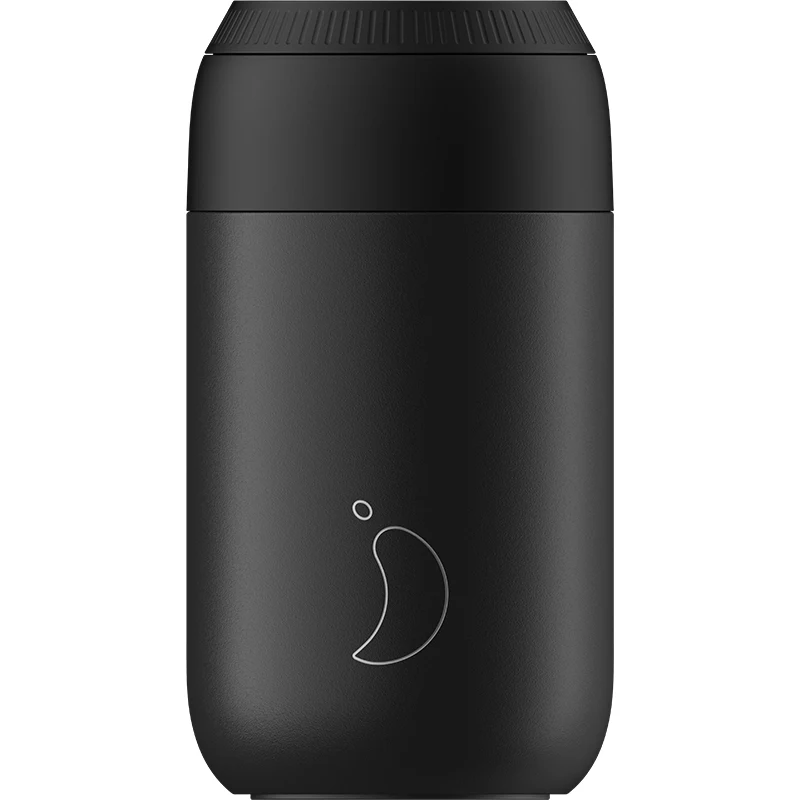 Chilly's Series 2 Coffee Cup Abyss Black 340 ml - Termosar