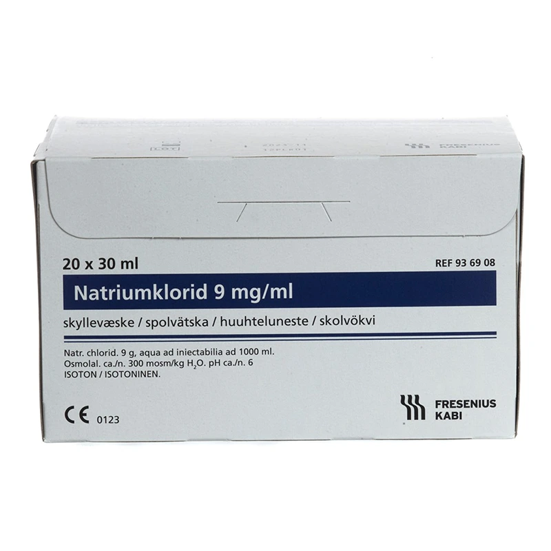 Natriumklorid Microspol 9 mg/ml 20x30 ml - Ögondroppar för röda & irriterade ögon