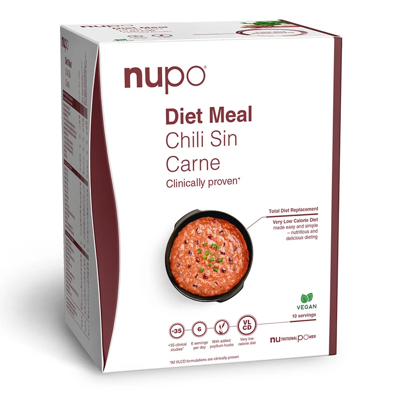 Nupo Diet Meal Chili Sin Carne 10 portioner - Måltidsersättning