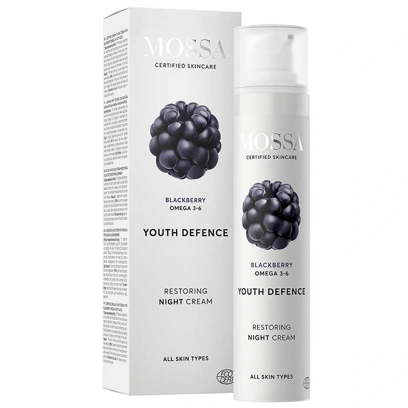 Mossa Youth Defence Restoring Night Cream 50 ml - Ansiktskräm - nattkräm