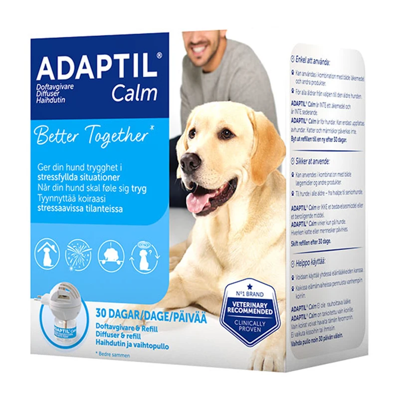 Adaptil Calm Home Doftavgivare lösning + doftspridare - Rädsla & oro hos hund