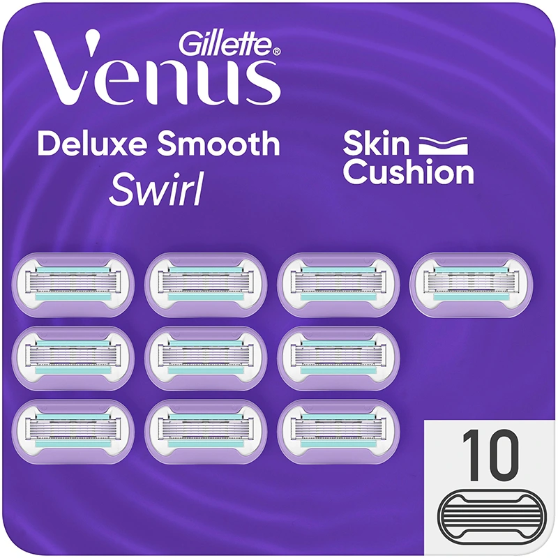 Venus Deluxe Smooth Swirl Rakblad 10 st - Rakblad