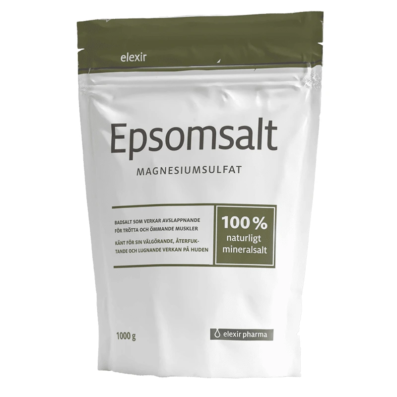 Elexir Epsomsalt 1000 gram - Badsalt
