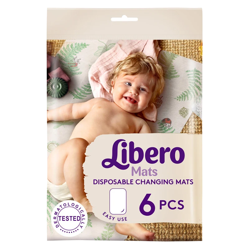 Libero Mats Skötbordsunderlägg engångsbruk 6-pack - Skötväskor & förvaring