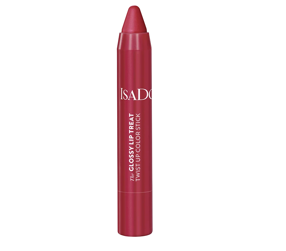 IsaDora Twist Up Color Stick 3,3 g 12 Rhubarb Red - Läppglans