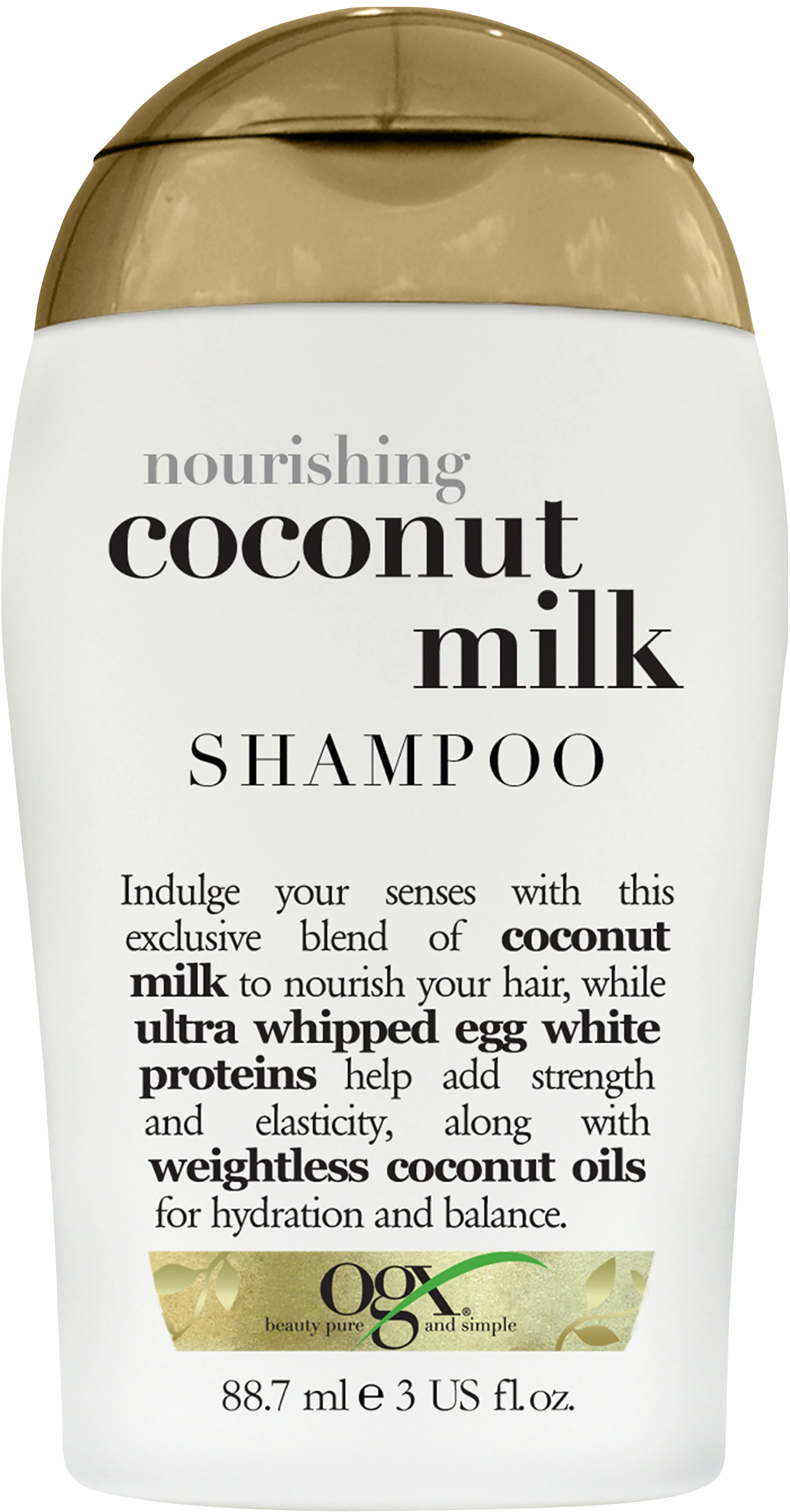 OGX Nourishing Coconut Milk Shampoo 88,7 ml - Schampo för torrt hår
