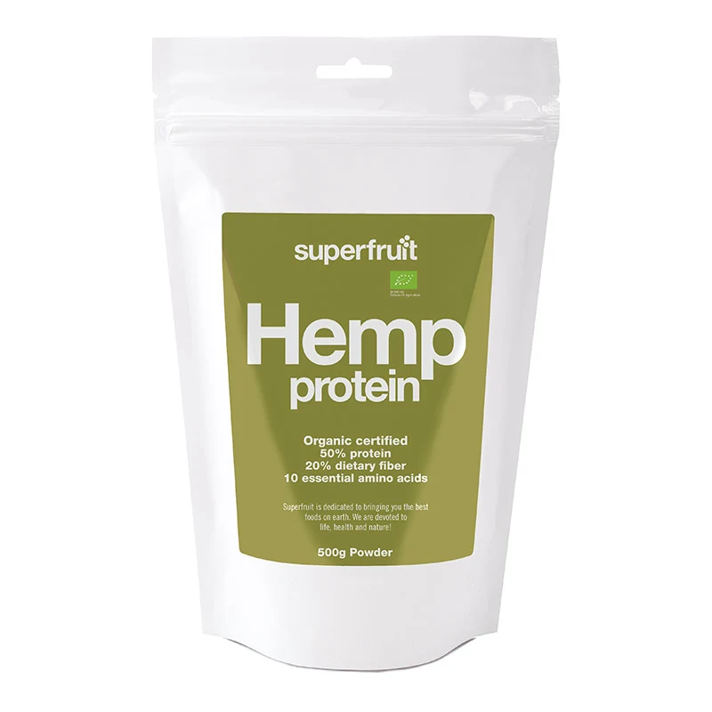 Superfruit Hemp Protein Powder EKO 500 g - Proteinpulver