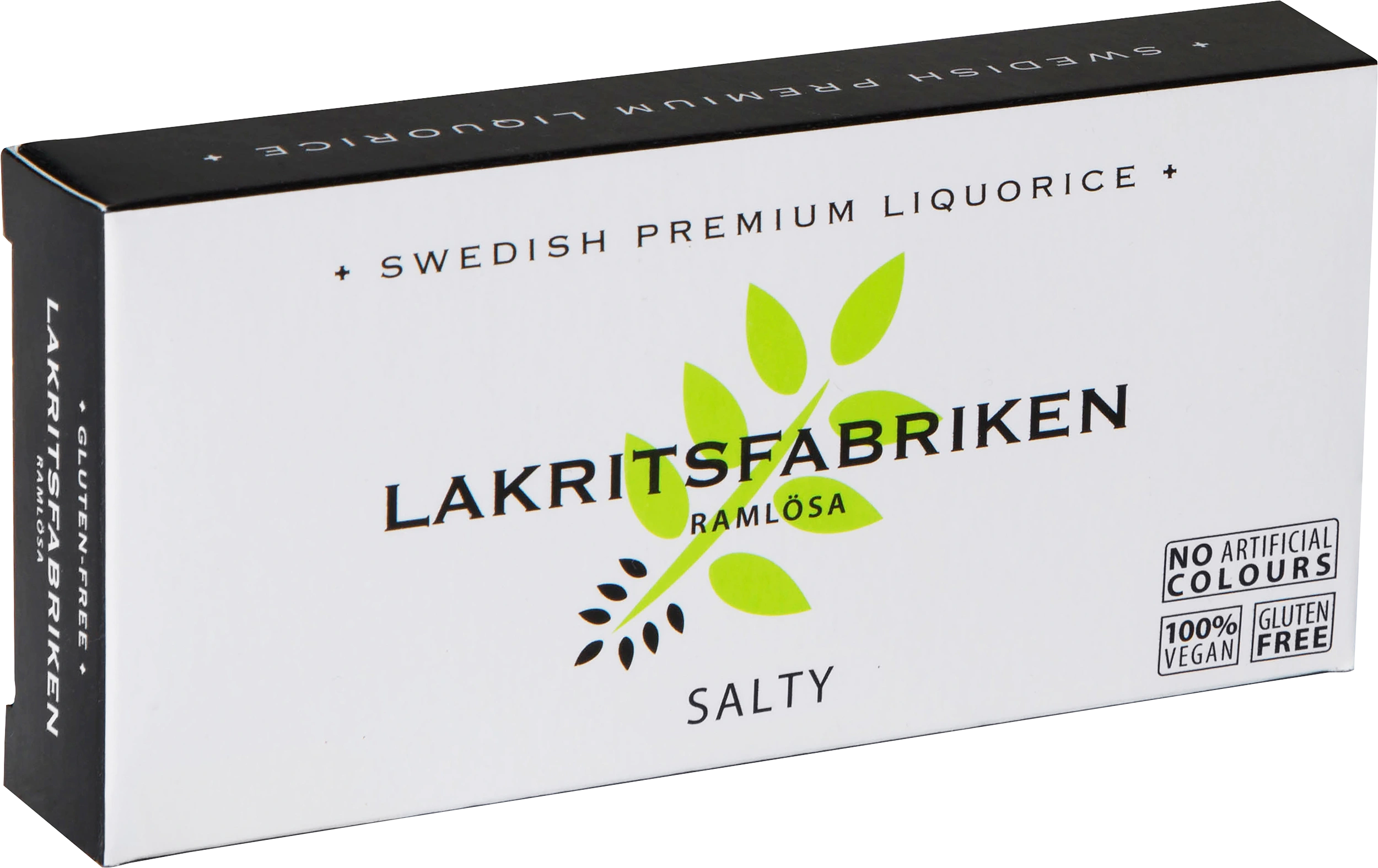 Lakritsfabriken Premium Salty Liquorice 40 g - Choklad & godis