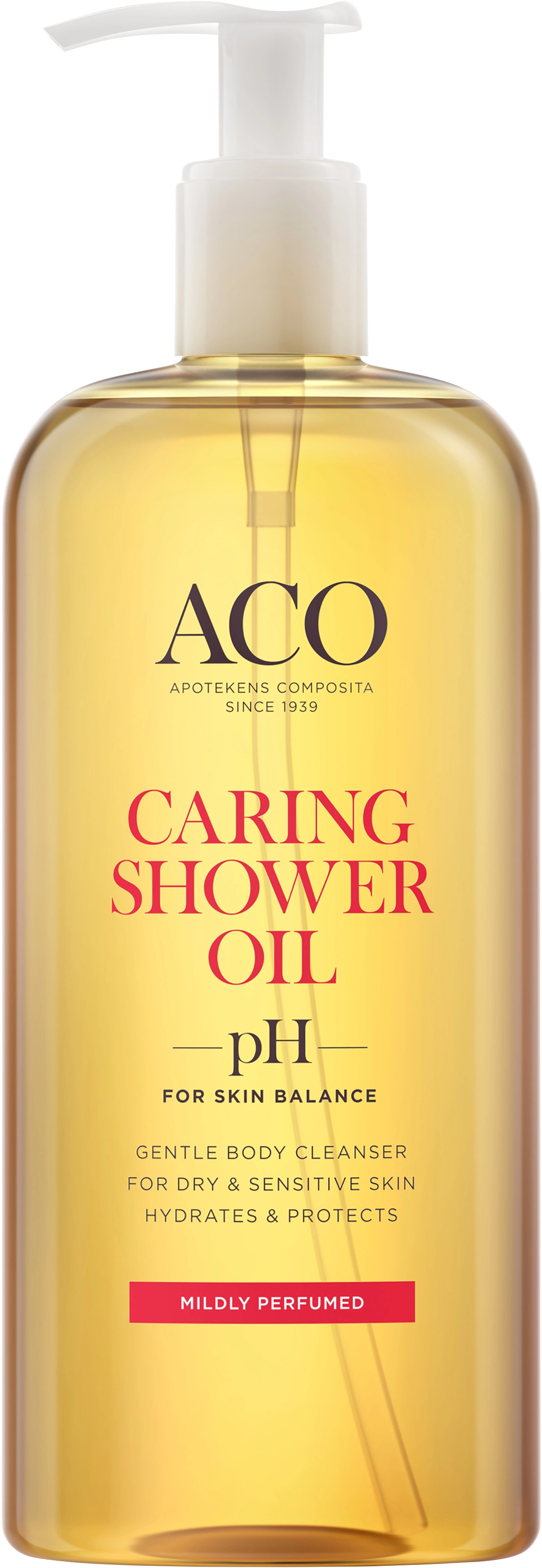 ACO Caring Shower Oil parfymerad 400 ml - Duscholja