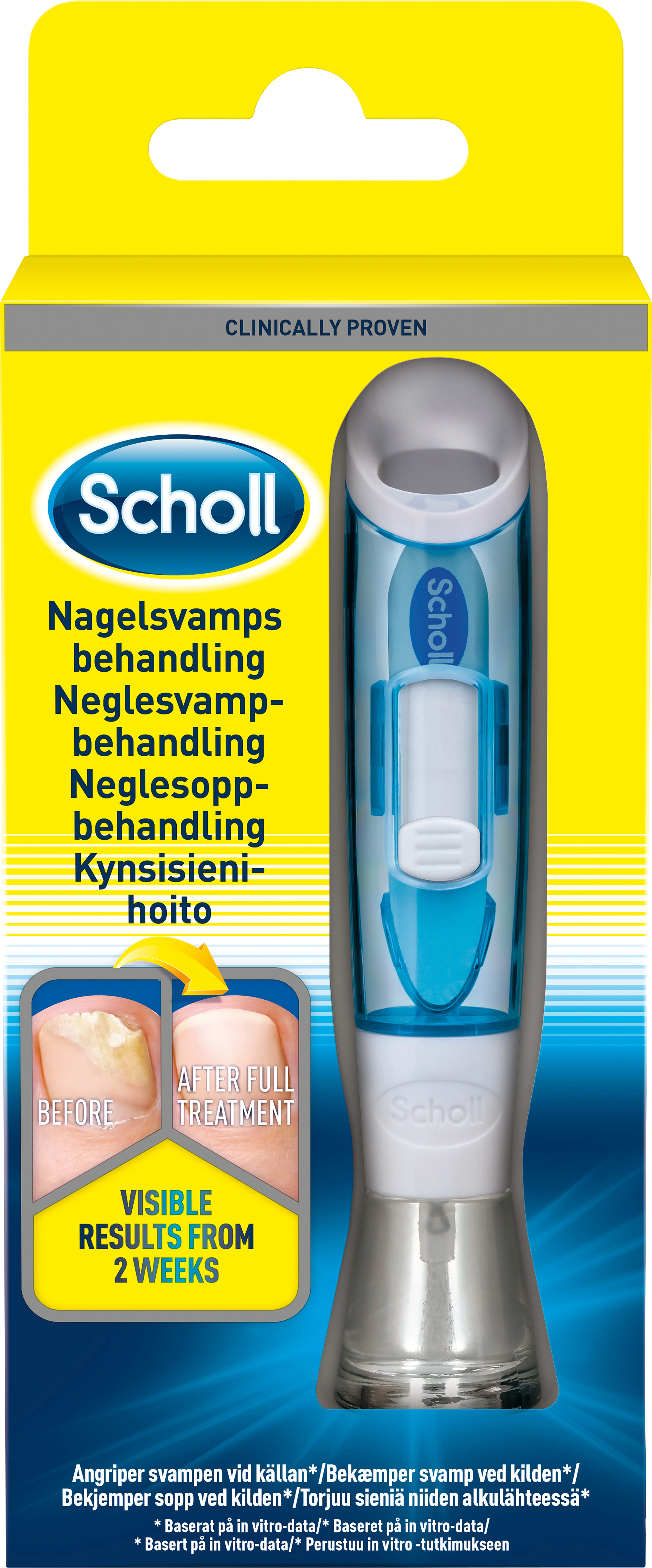 Scholl nagelsvampbehandling 3,8 ml - Nagelsvamp