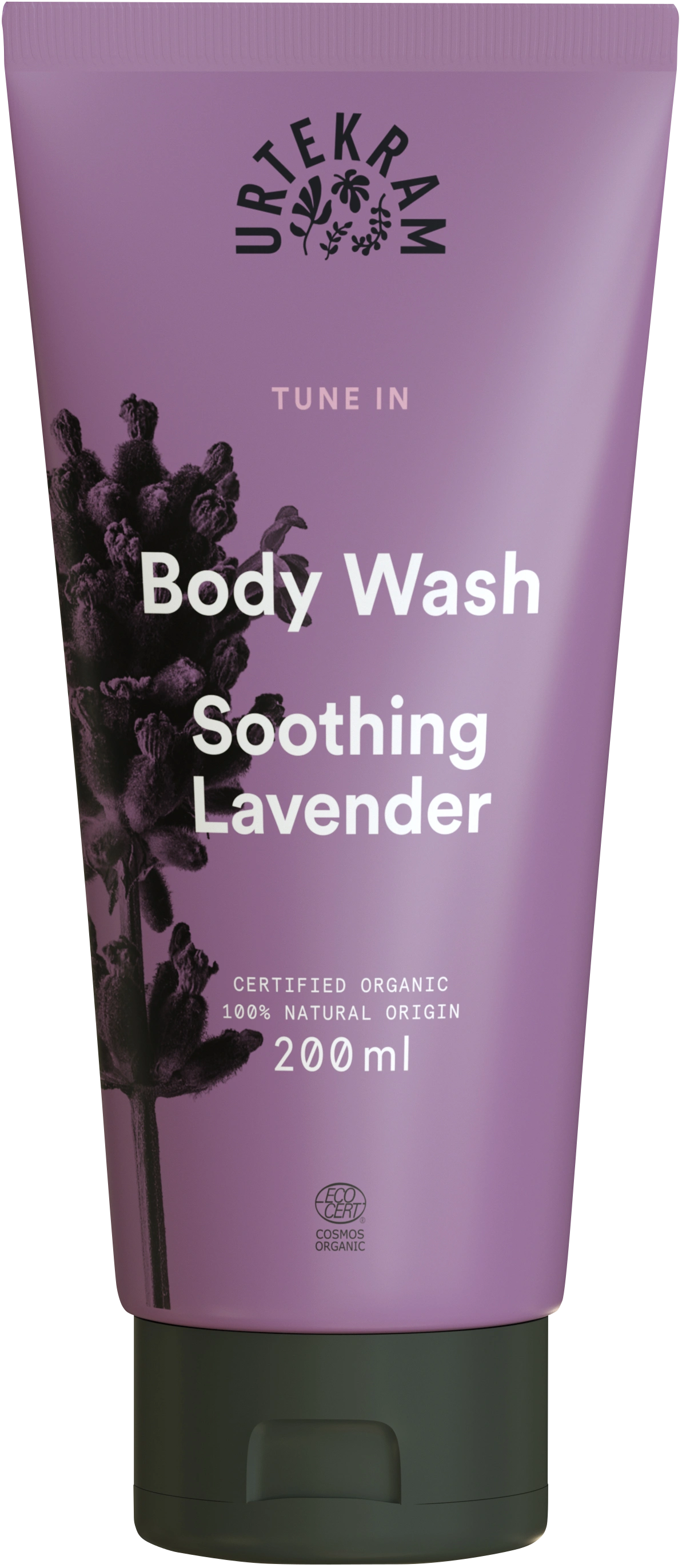 Urtekram Tune In Soothing Lavender Body Wash 200 ml - Duschkräm & duschtvål