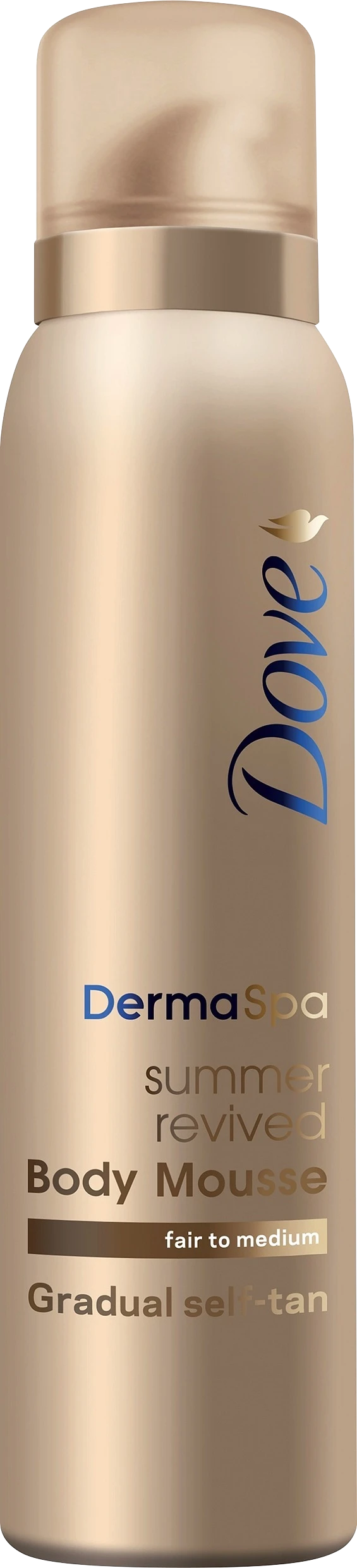 Dove Tanning Mousse Fair to Medium 150 ml - Brun utan sol mousse