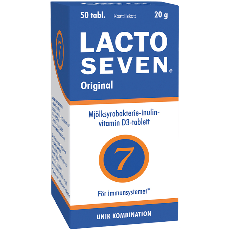 Lacto Seven 50 tabletter - Mjölksyrabakterier