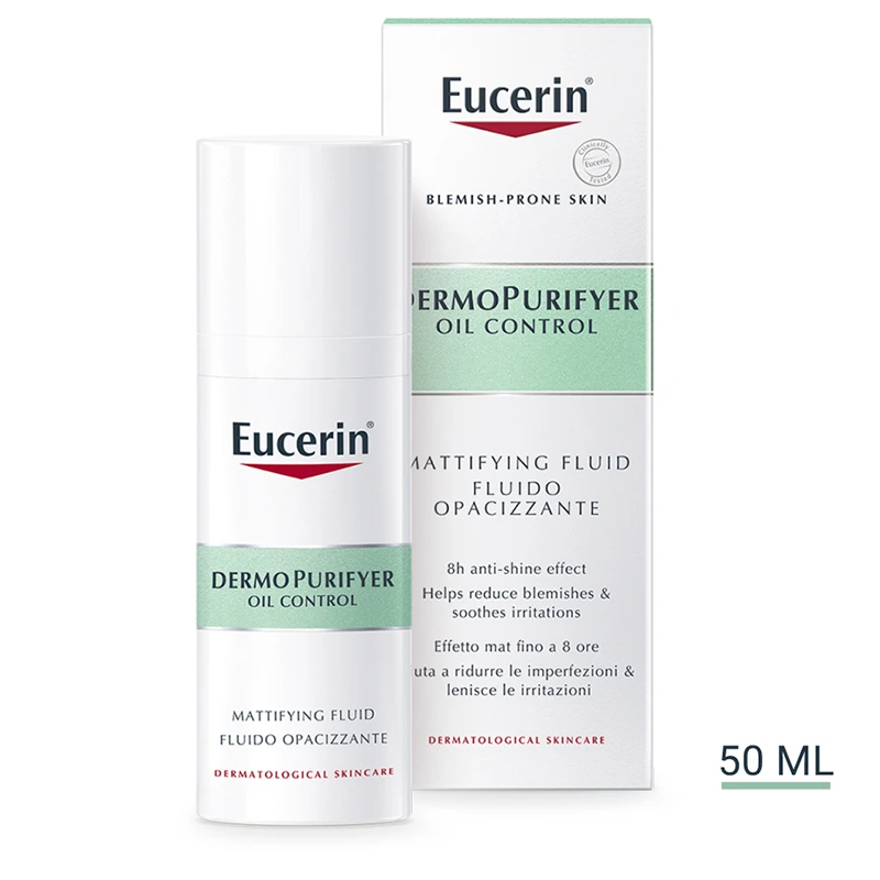 Eucerin DermoPurifyer Oil Control Mattifying Fluid 50 ml - Ansiktskräm - dagkräm