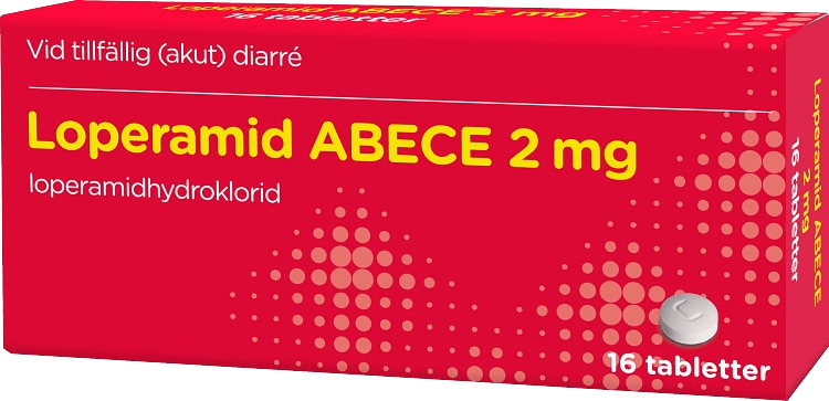 Loperamid ABECE Tablett 2 mg 16 st - Tabletter mot diarré