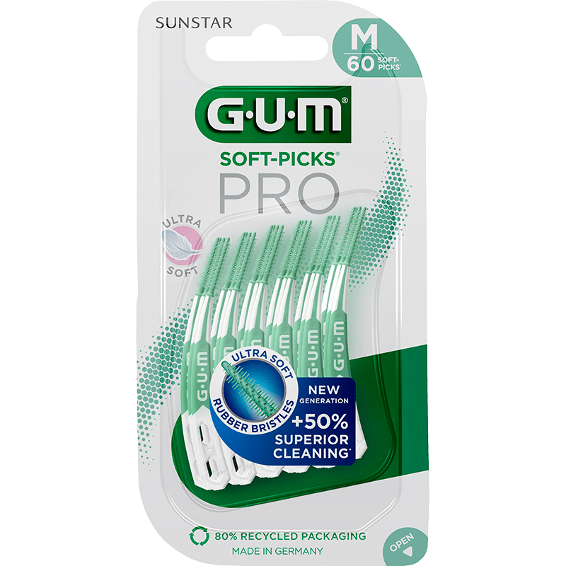 GUM Soft-Picks PRO Medium 60 st - Mellanrumsborstar